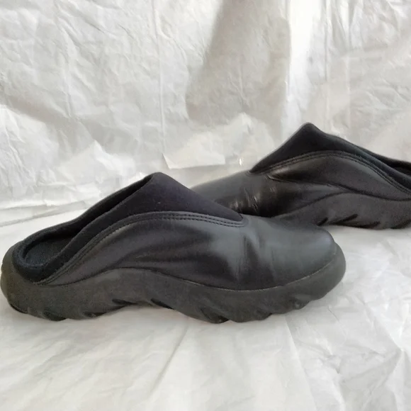 Vtg Oakley Bobbie Black Clogs Leather Womens 8.5 Rare - Picture 16 of 16